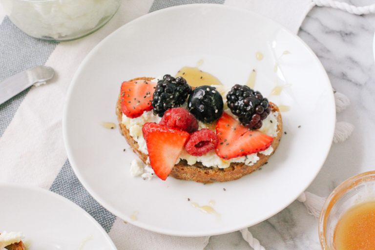 Ricotta Berry Toast Nicole Gibbons Style 